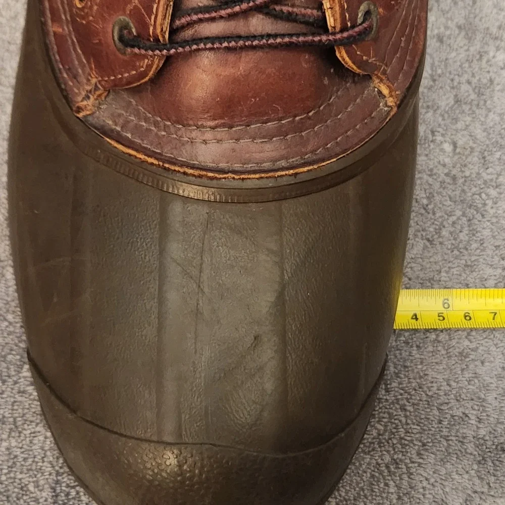 Red Ball Boundary Steel Shank Duck Boots Men 12 Excellent Vintage Union Made USA